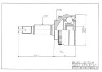 Шрус NI-072A44