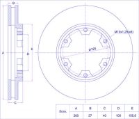 Диск тормозной TG-40206-20N01*Ti•GUAR