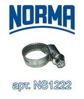 Хомут червячный NORMA NS1222/12-22 мм