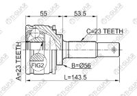 ШРУС TG-9503/TO-003 * Ti-Guar