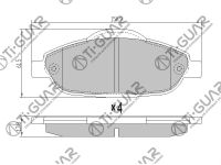 Тормозные колодки TG-0450/PN0450* Ti·GUAR