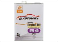 Масло синт. 5W40 AUTOBACS ENGINE OIL SYNTHETIC A00032432 (4л.) (SP/CF)