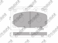 Тормозные колодки TG-498C/PF1411 (КЕРАМИКА)* Ti·GUAR