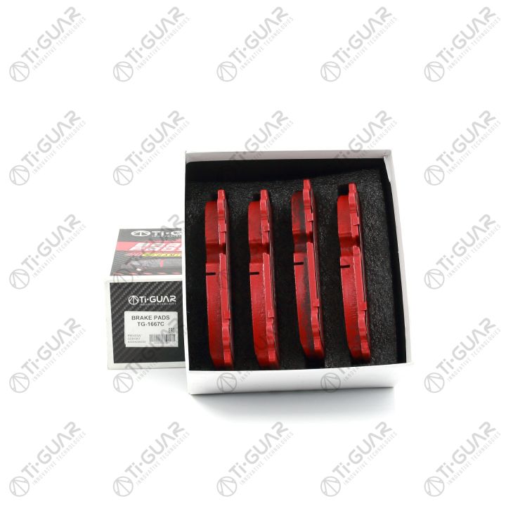 Тормозные колодки TG-1667C/PN0453W (КЕРАМИКА)* Ti·GUAR Тормозные колодки TG-1667C/PN0453W (КЕРАМИКА)* Ti·GUAR