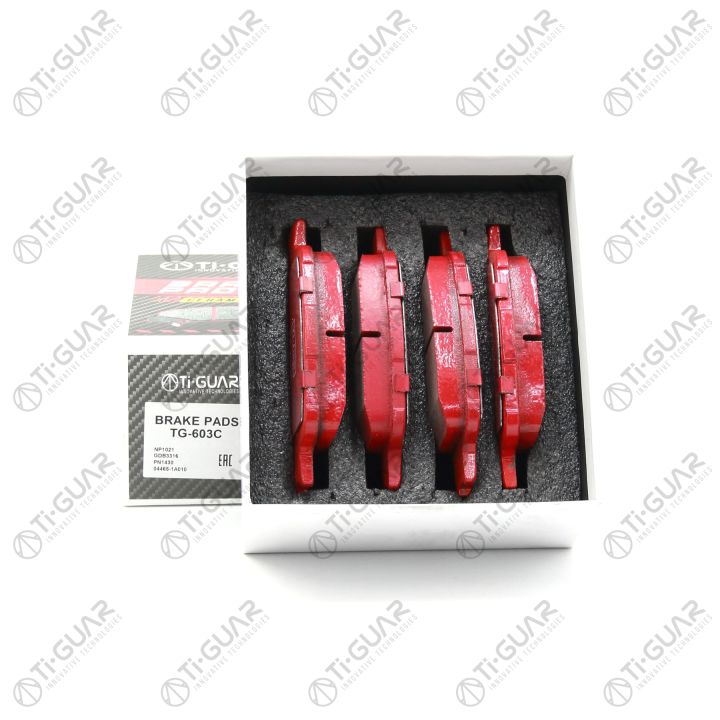 Тормозные колодки TG-603C/PN1430 (КЕРАМИКА)* Ti·GUAR Тормозные колодки TG-603C/PN1430 (КЕРАМИКА)* Ti·GUAR