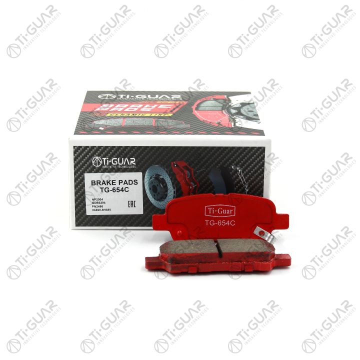 Тормозные колодки TG-654C/PN2466 (КЕРАМИКА)* Ti·GUAR Тормозные колодки TG-654C/PN2466 (КЕРАМИКА)* Ti·GUAR