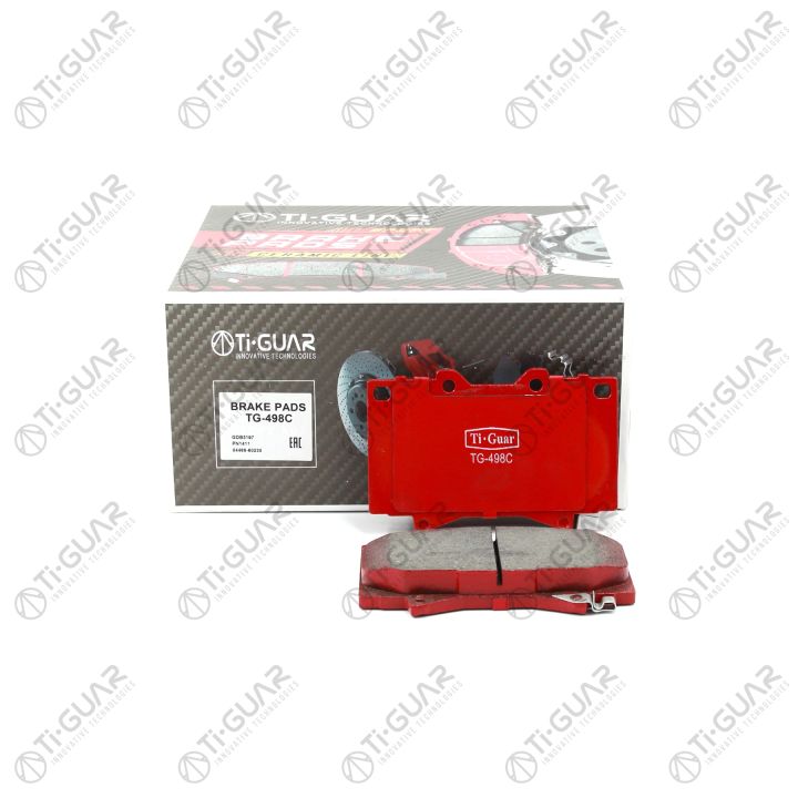Тормозные колодки TG-498C/PF1411 (КЕРАМИКА)* Ti·GUAR Тормозные колодки TG-498C/PF1411 (КЕРАМИКА)* Ti·GUAR
