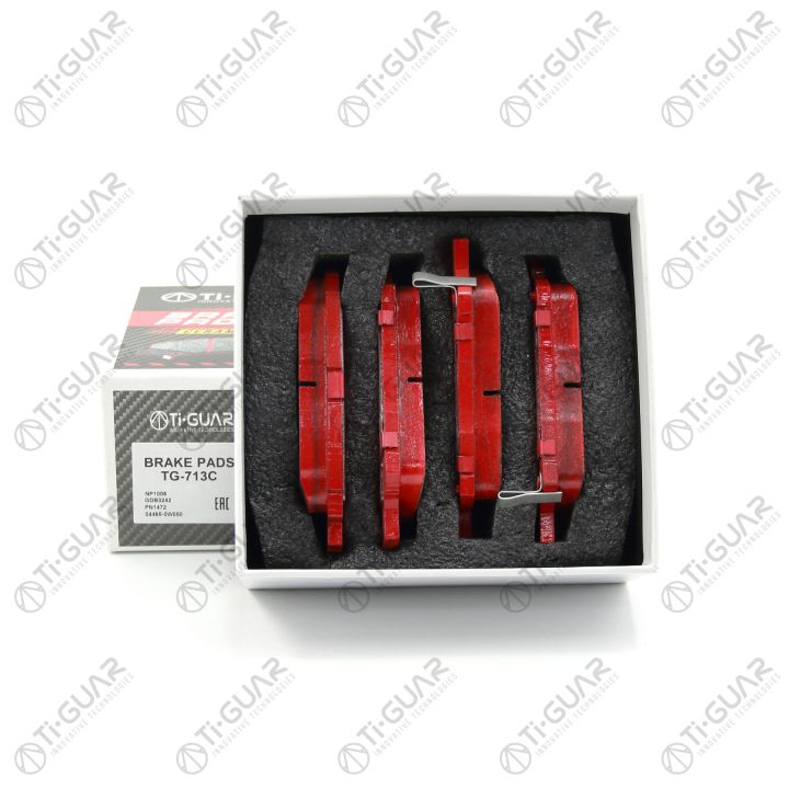 Тормозные колодки TG-713C/PF1472 (КЕРАМИКА)* Ti·GUAR Тормозные колодки TG-713C/PF1472 (КЕРАМИКА)* Ti·GUAR