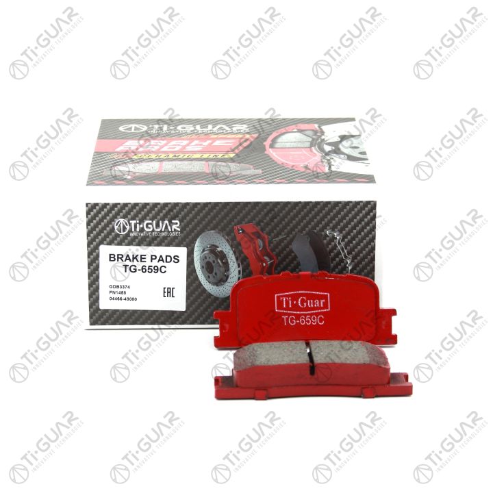 Тормозные колодки TG-659C/PF1458 (КЕРАМИКА) * Ti·GUAR Тормозные колодки TG-659C/PF1458 (КЕРАМИКА) * Ti·GUAR