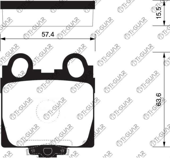 Тормозные колодки TG-489C/PF1421 (КЕРАМИКА)* Ti·GUAR Тормозные колодки TG-489C/PF1421 (КЕРАМИКА)* Ti·GUAR
