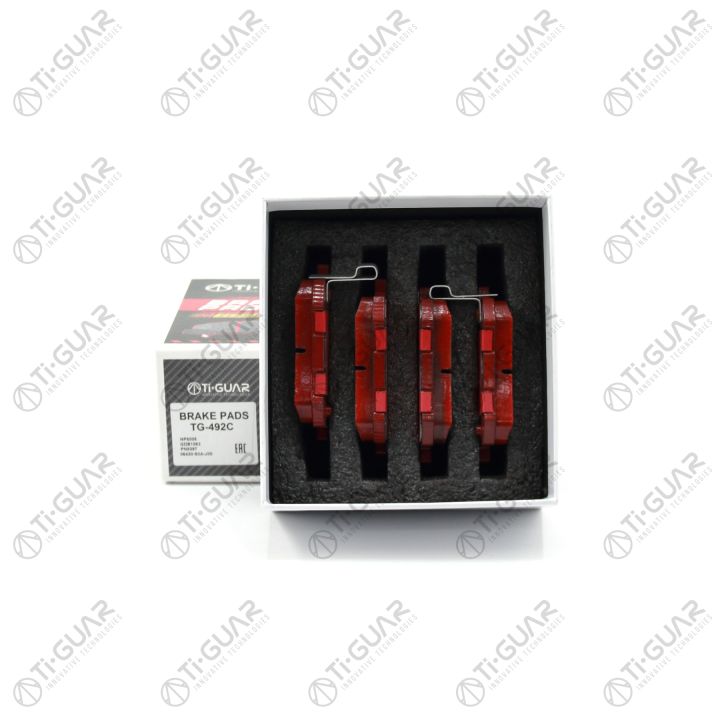 Тормозные колодки TG-492C/PF-8397 (КЕРАМИКА)* Ti·GUAR Тормозные колодки TG-492C/PF-8397 (КЕРАМИКА)* Ti·GUAR