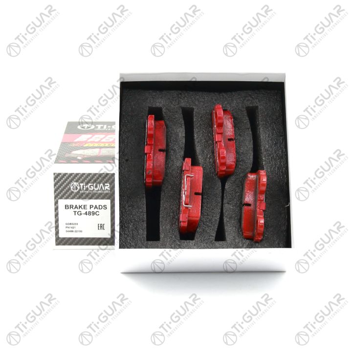 Тормозные колодки TG-489C/PF1421 (КЕРАМИКА)* Ti·GUAR Тормозные колодки TG-489C/PF1421 (КЕРАМИКА)* Ti·GUAR
