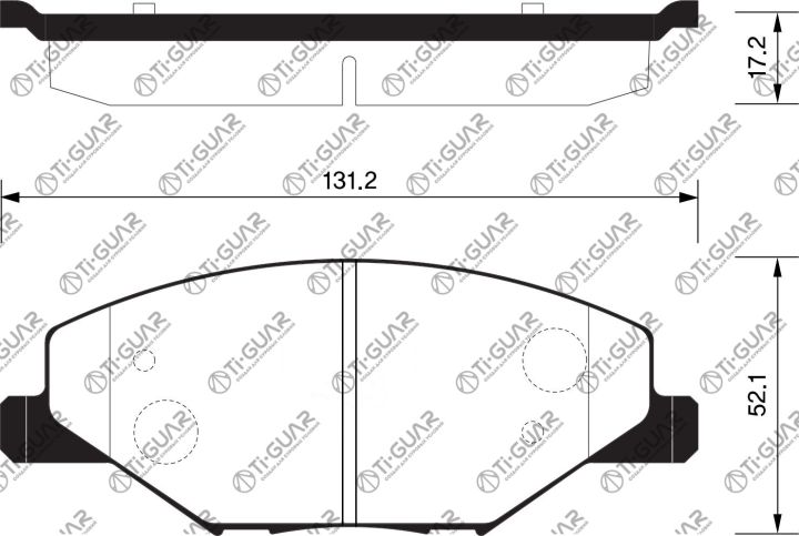Тормозные колодки TG-5495C/PN33002 (КЕРАМИКА)* Ti·GUAR Тормозные колодки TG-5495C/PN33002 (КЕРАМИКА)* Ti·GUAR