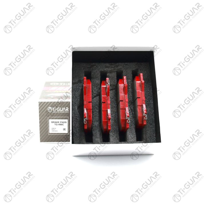 Тормозные колодки TG-498C/PF1411 (КЕРАМИКА)* Ti·GUAR Тормозные колодки TG-498C/PF1411 (КЕРАМИКА)* Ti·GUAR