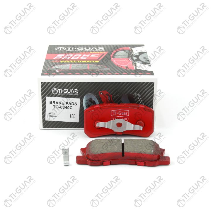 Тормозные колодки TG-6340C/PN3450 (КЕРАМИКА)* Ti·GUAR Тормозные колодки TG-6340C/PN3450 (КЕРАМИКА)* Ti·GUAR