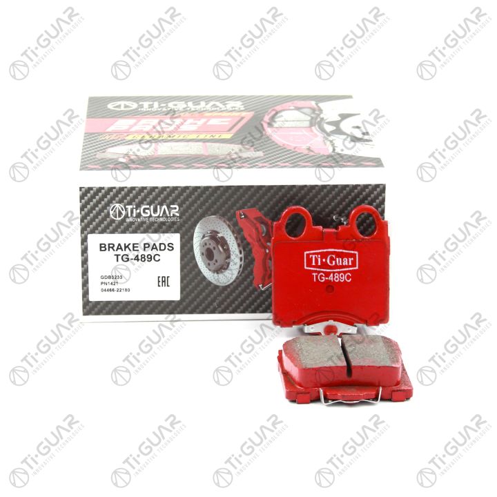 Тормозные колодки TG-489C/PF1421 (КЕРАМИКА)* Ti·GUAR Тормозные колодки TG-489C/PF1421 (КЕРАМИКА)* Ti·GUAR
