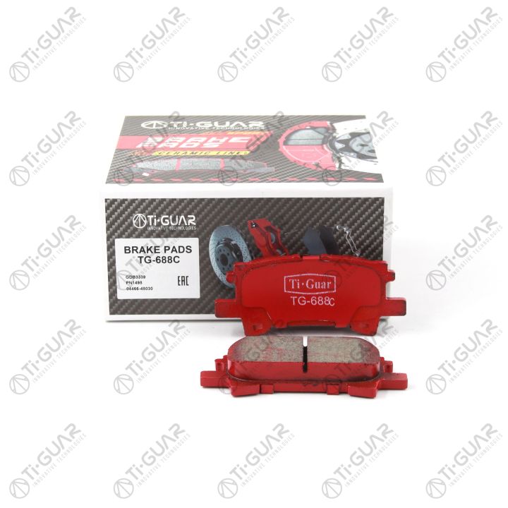 Тормозные колодки TG-688C/PF1498 (КЕРАМИКА)* Ti·GUAR Тормозные колодки TG-688C/PF1498 (КЕРАМИКА)* Ti·GUAR