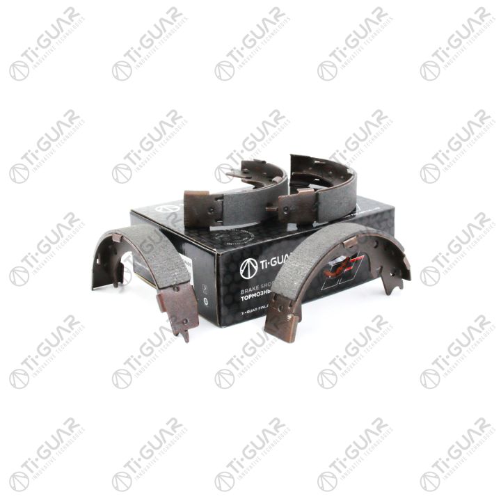 Тормозные колодки ( КОМПЛЕКТ 4ШТ. РУЧНОГО ТОРМОЗА) TG-0570/FN0570* Ti·GUAR Тормозные колодки ( КОМПЛЕКТ 4ШТ. РУЧНОГО ТОРМОЗА) TG-0570/FN0570* Ti·GUAR